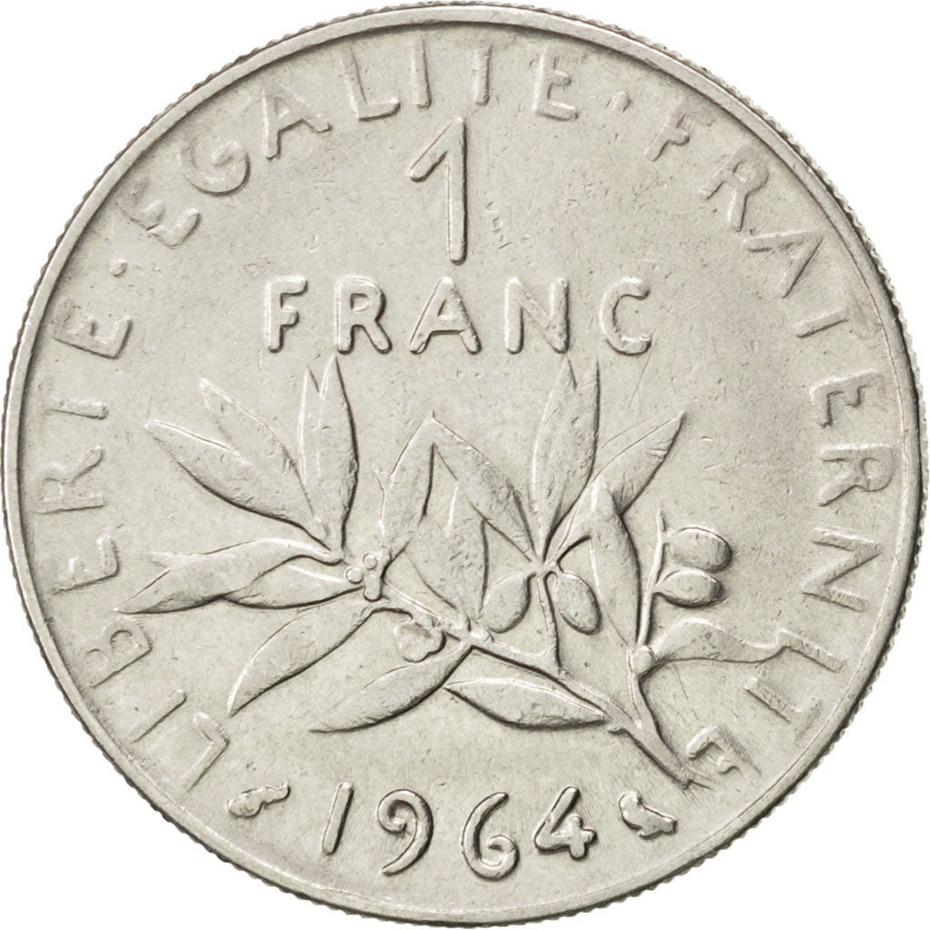 Vème République, 1 Franc Semeuse 1964, KM 925.1