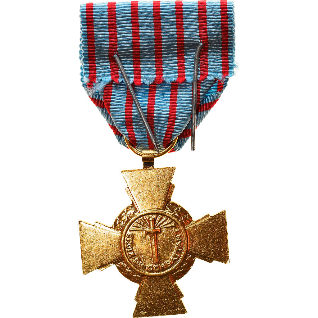 France, Croix du Combattant de 1914-1918, Medal, Excellent Quality, Bronze, 36