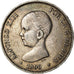 Monnaie, Espagne, Alfonso XIII, 5 Pesetas, 1890, Madrid, TTB, Argent, KM:689