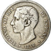 Coin, Spain, Alfonso XII, 5 Pesetas, 1876, Madrid, VF(30-35), Silver, KM:671