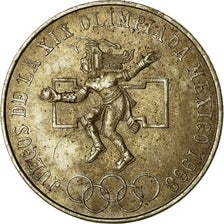 Coin, Mexico, 25 Pesos, 1968, Mexico City, AU(55-58), Silver, KM:479.1