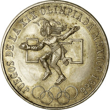 Coin, Mexico, 25 Pesos, 1968, Mexico City, MS(60-62), Silver, KM:479.1