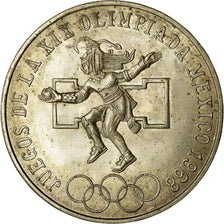 Coin, Mexico, 25 Pesos, 1968, Mexico City, MS(60-62), Silver, KM:479.1