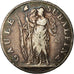 Coin, ITALIAN STATES, PIEDMONT REPUBLIC, 5 Francs, An 10, VF(30-35), Silver