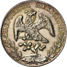 Coin, Mexico, 8 Reales, 1893, Mexico City, AU(55-58), Silver, KM:377.10