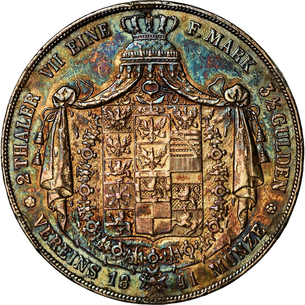 Coin, German States, PRUSSIA, Friedrich Wilhelm IV, 2 Thaler, 3-1/2 Gulden