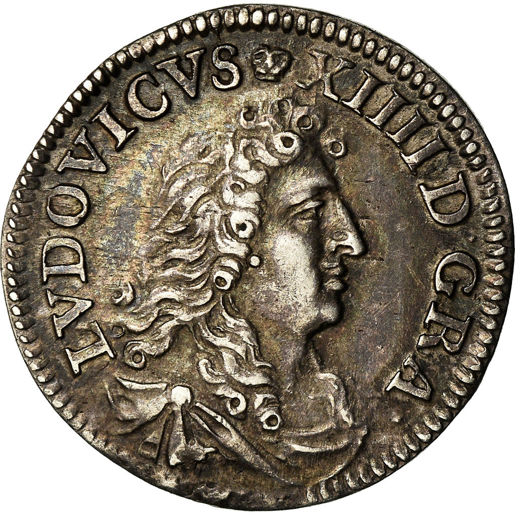 Munten, Frankrijk, Louis XIV, 4 Sols dits « des Traitants », 4 Sols, 1675