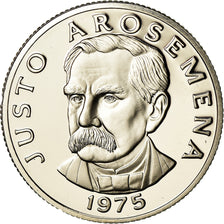 Coin, Panama, 25 Centesimos, 1975, Franklin Mint, MS(65-70), Copper-Nickel Clad