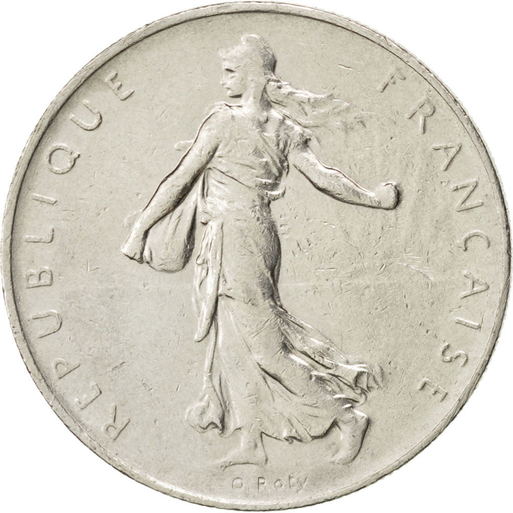 FRANCE, Semeuse, Franc, 1970, Paris, KM #925.1, EF(40-45), Nickel, 24, Gadoury..