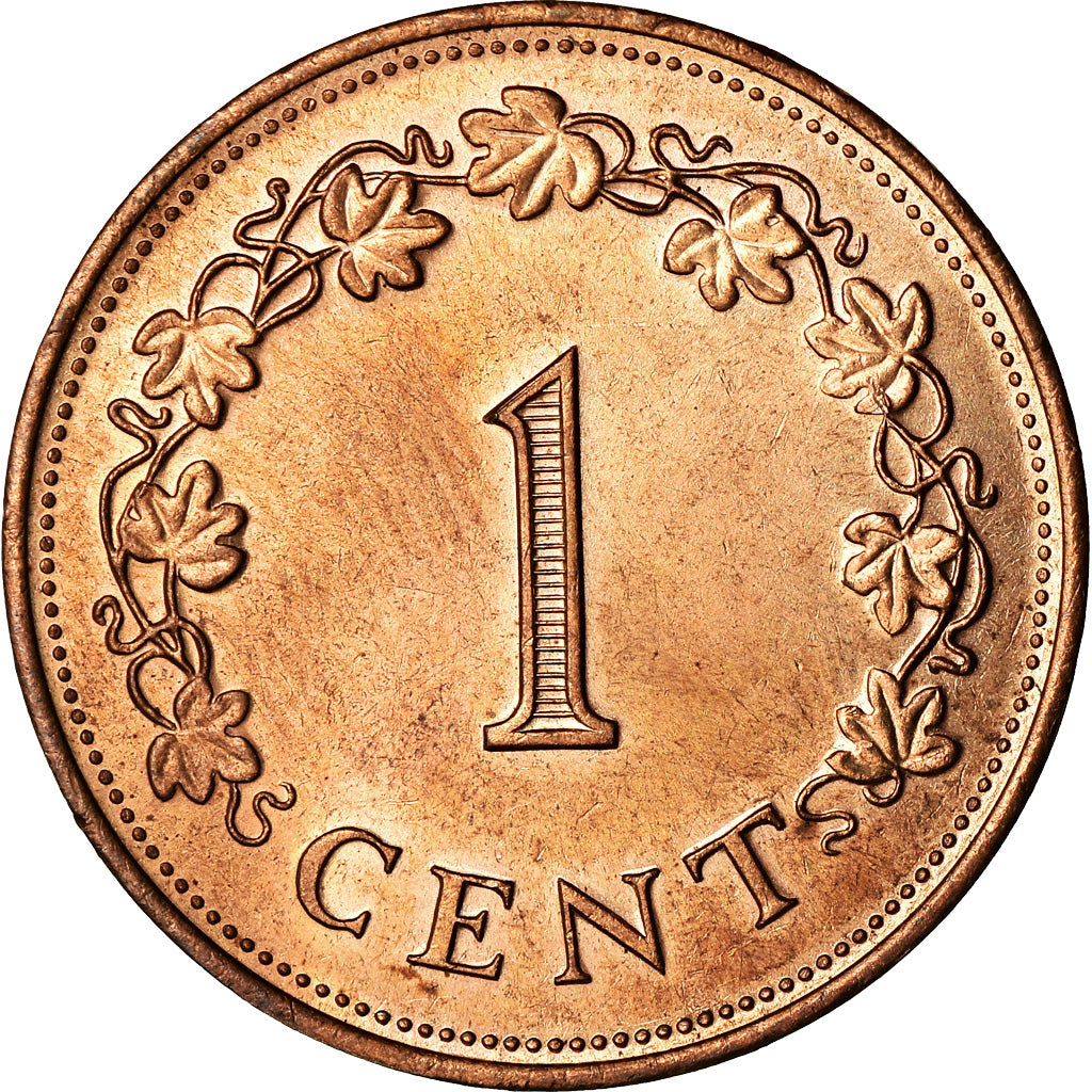Moneta, Malta, Cent, 1977, British Royal Mint, SPL, Bronzo, KM:8