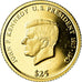 Coin, Liberia, 25 Dollars, 2003, MS(65-70), Gold