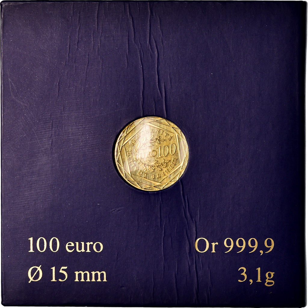 France, 100 Euro, 2009, MS(65-70), Gold