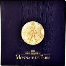 France, 250 Euro, 2009, MS(65-70), Gold, KM:1583