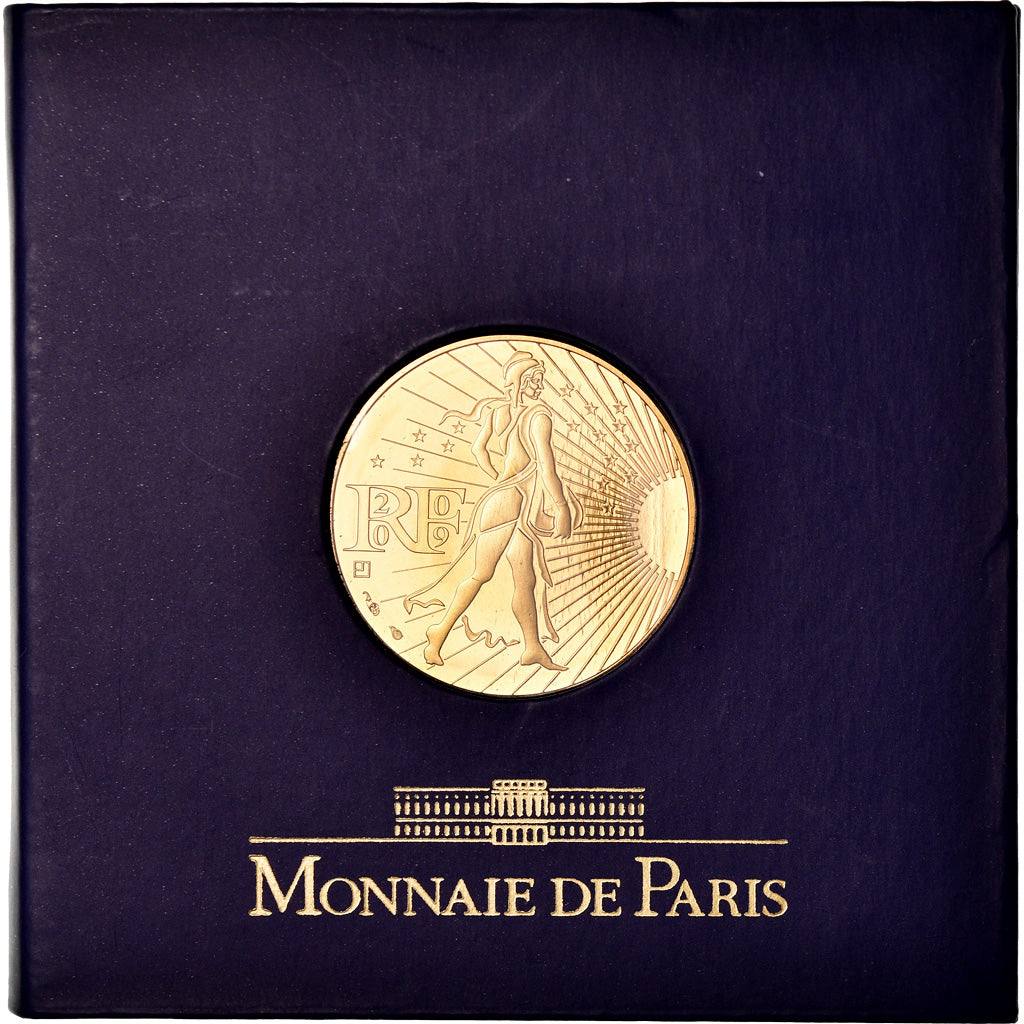 France, 250 Euro, 2009, MS(65-70), Gold, KM:1583