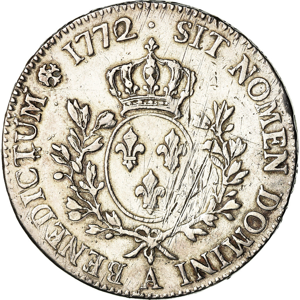 Coin, France, Louis XV, Écu à la vieille tête, Ecu, 1772, Paris, 1772/0