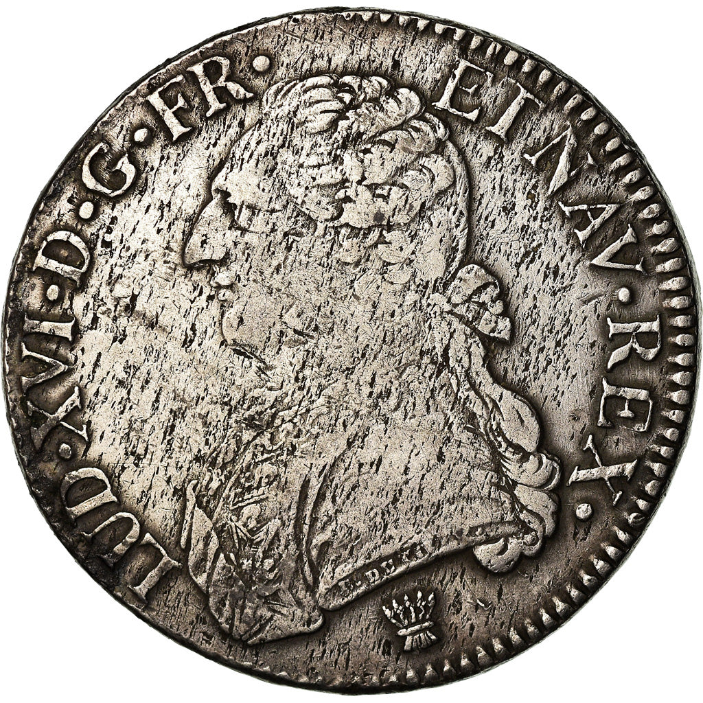 Coin, France, Louis XVI, Écu aux branches d'olivier, Ecu, 1776, Limoges