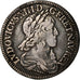 Coin, France, Louis XIII, 1/4 Écu 2e poinçon de Warin, buste drapé et