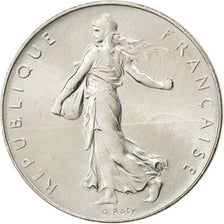 FRANCE, Semeuse, Franc, 1974, Paris, KM #925.1, MS(63), Nickel, 24, Gadoury...