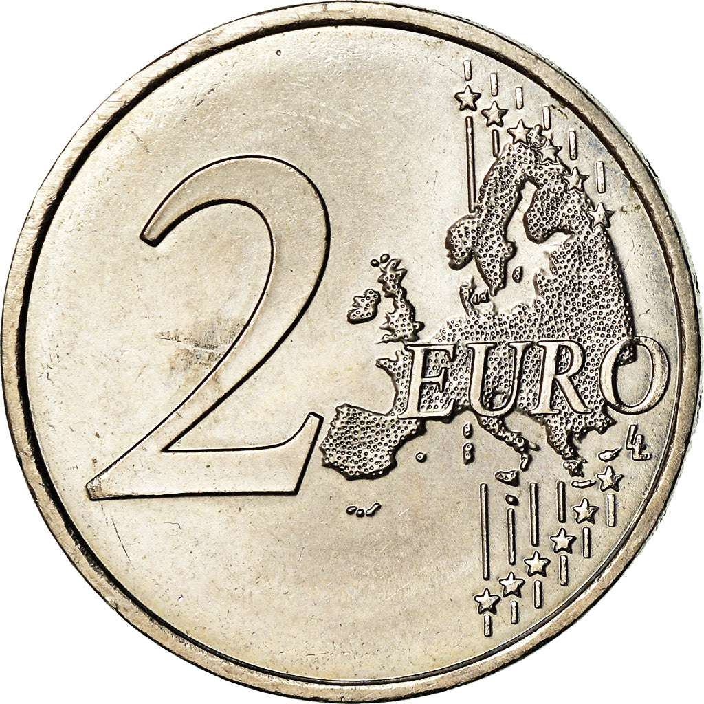 France, 2 Euro, Fautée monométallique 2009, Pessac, Cupro-nickel, SUP+