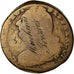 Münze, Frankreich, 2 Sols, 1792, Countermark, S, Métal de cloche
