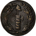 Moeda, França, essai au faisceau, 1792, Paris, EF(40-45), Cobre
