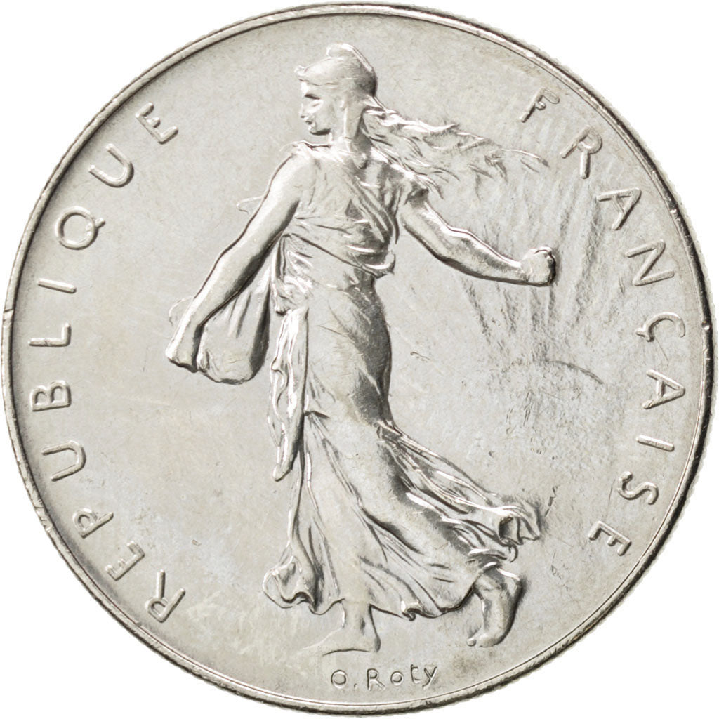 FRANCE, Semeuse, Franc, 1976, Paris, KM #925.1, MS(60-62), Nickel, 24, Gadoury..
