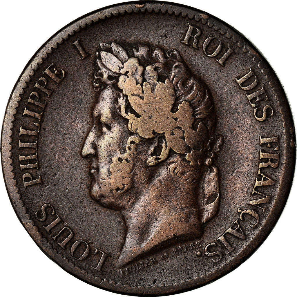 Coin, FRENCH COLONIES, Louis - Philippe, 5 Centimes, 1841, Paris, VF(30-35)