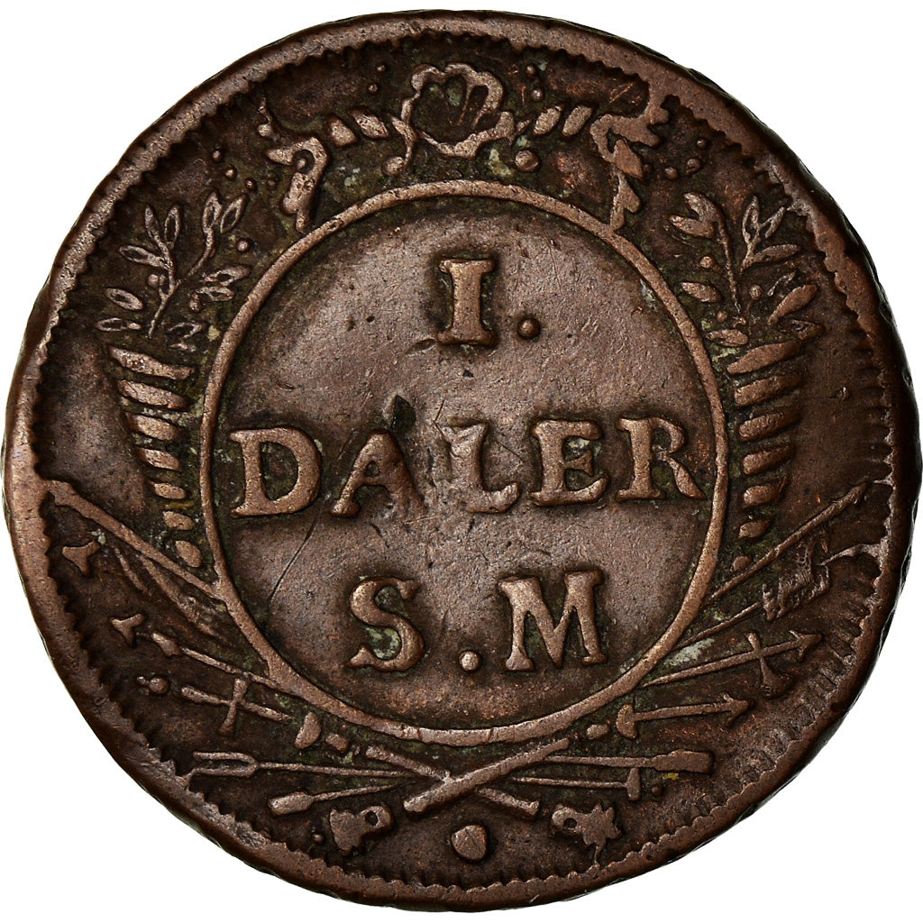 Coin, Sweden, Carl XII, Daler, 1718, VF(30-35), Copper, KM:A356