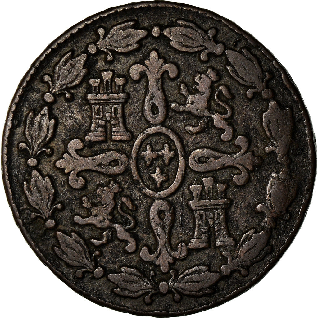 Münze, Spanien, Charles III, 4 maravedis, 1776, Segovia, S+, Kupfer, KM:407.2