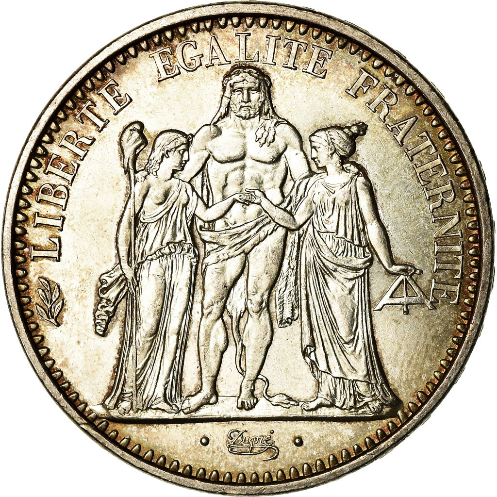 Coin, France, Hercule, 10 Francs, 1972, Paris, AU(55-58), Silver, KM:932