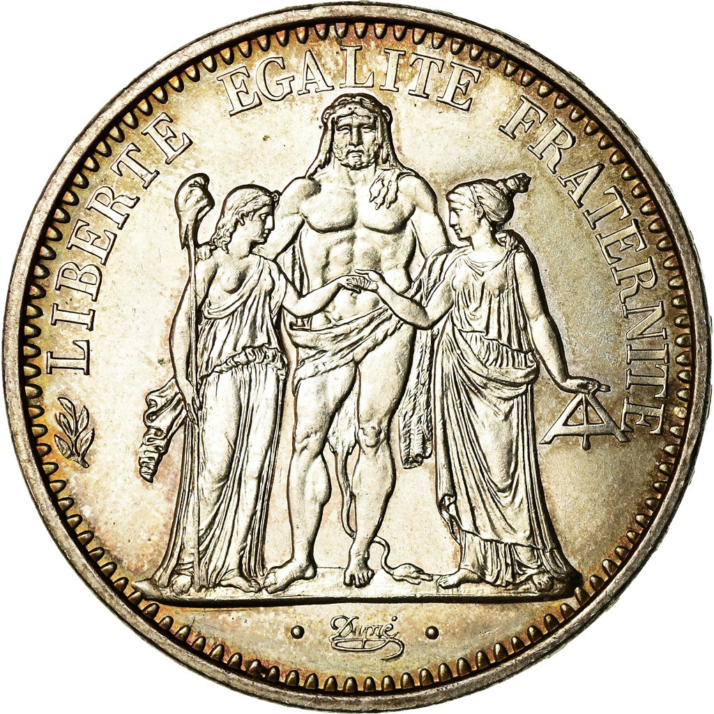 Coin, France, Hercule, 10 Francs, 1972, Paris, AU(55-58), Silver, KM:932
