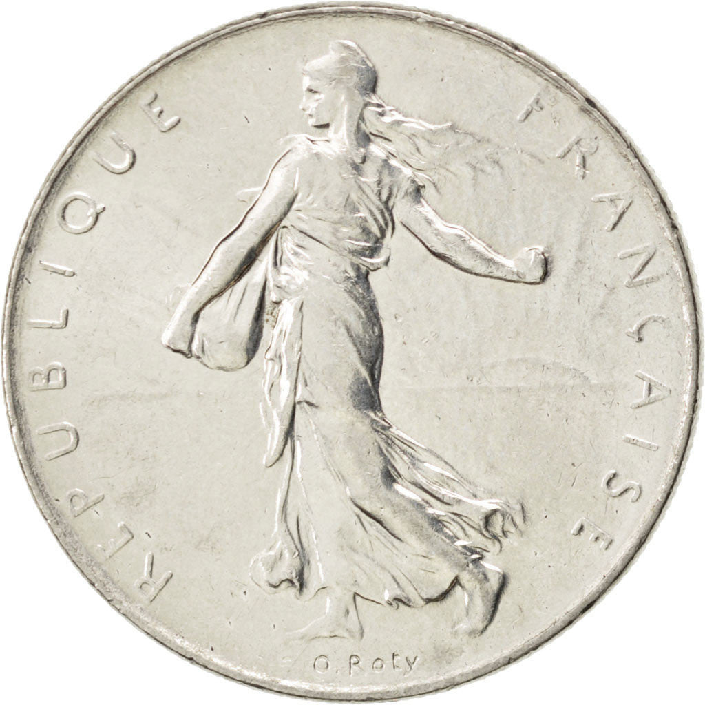 FRANCE, Semeuse, Franc, 1977, Paris, KM #925.1, MS(60-62), Nickel, 24, Gadoury..
