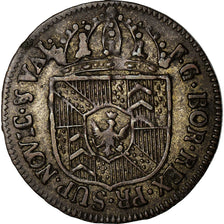 Coin, SWISS CANTONS, NEUCHATEL, 1/2 Batzen, 1794, Neuenburg, EF(40-45), Billon