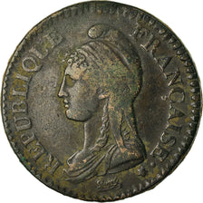 Monnaie, France, Dupré, Decime, AN 7, Paris, TB+, Bronze, KM:644.1