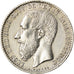 Moeda, Estado Livre do Congo, Leopold II, Franc, 1887, AU(55-58), Prata, KM:6
