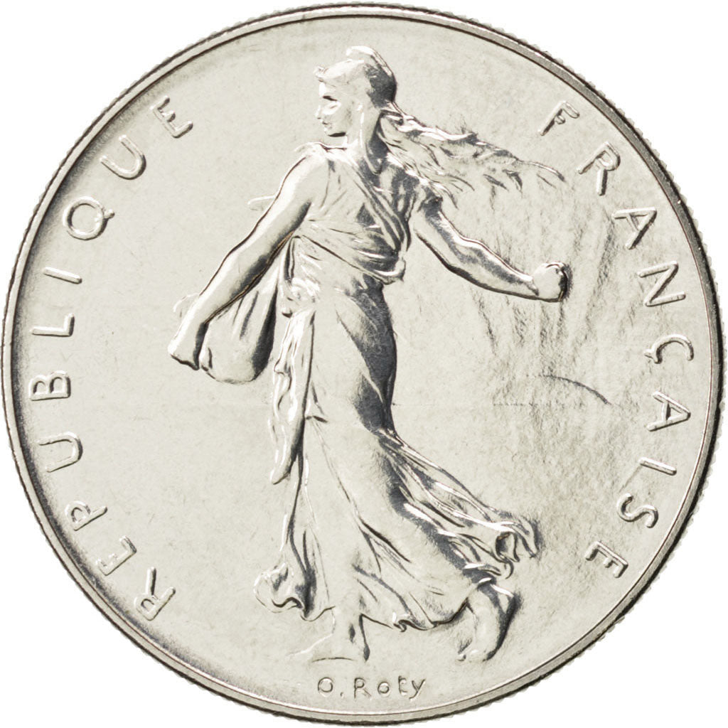 FRANCE, Semeuse, Franc, 1982, Paris, KM #925.1, MS(63), Nickel, 24, Gadoury...
