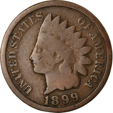 Coin, United States, Indian Head Cent, Cent, 1899, U.S. Mint, Philadelphia