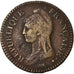 Moneda, Francia, Dupré, Decime, AN 7, Paris, rooster / cornucopia, BC+, Bronce