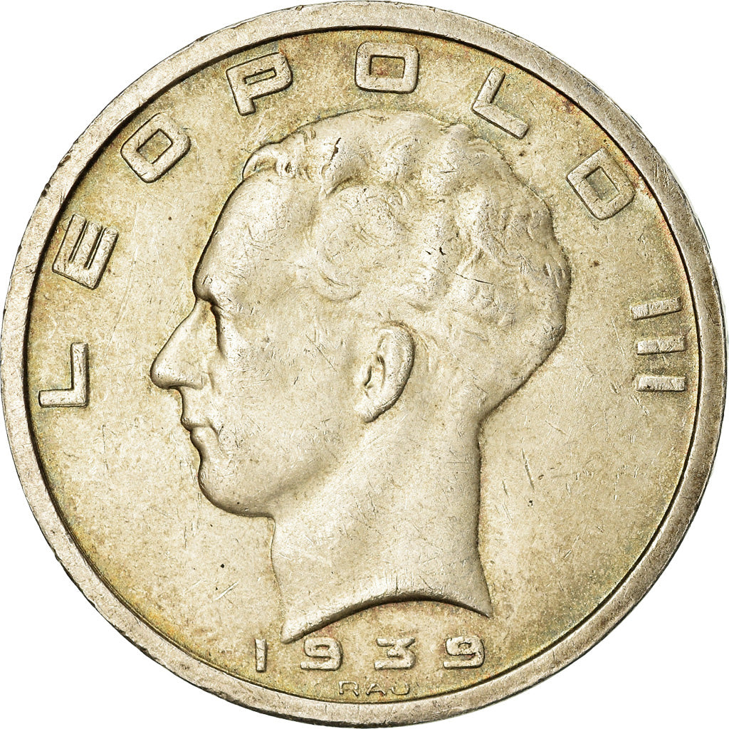 Monnaie, Belgique, 50 Francs, 50 Frank, 1939, SUP, Argent, KM:122.1