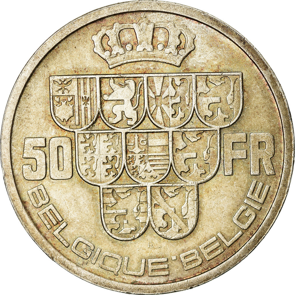 Monnaie, Belgique, 50 Francs, 50 Frank, 1939, SUP, Argent, KM:122.1