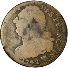 Moneta, Francia, 2 sols françois, 2 Sols, 1792, Lille, B+, Bronzo, KM:603.16