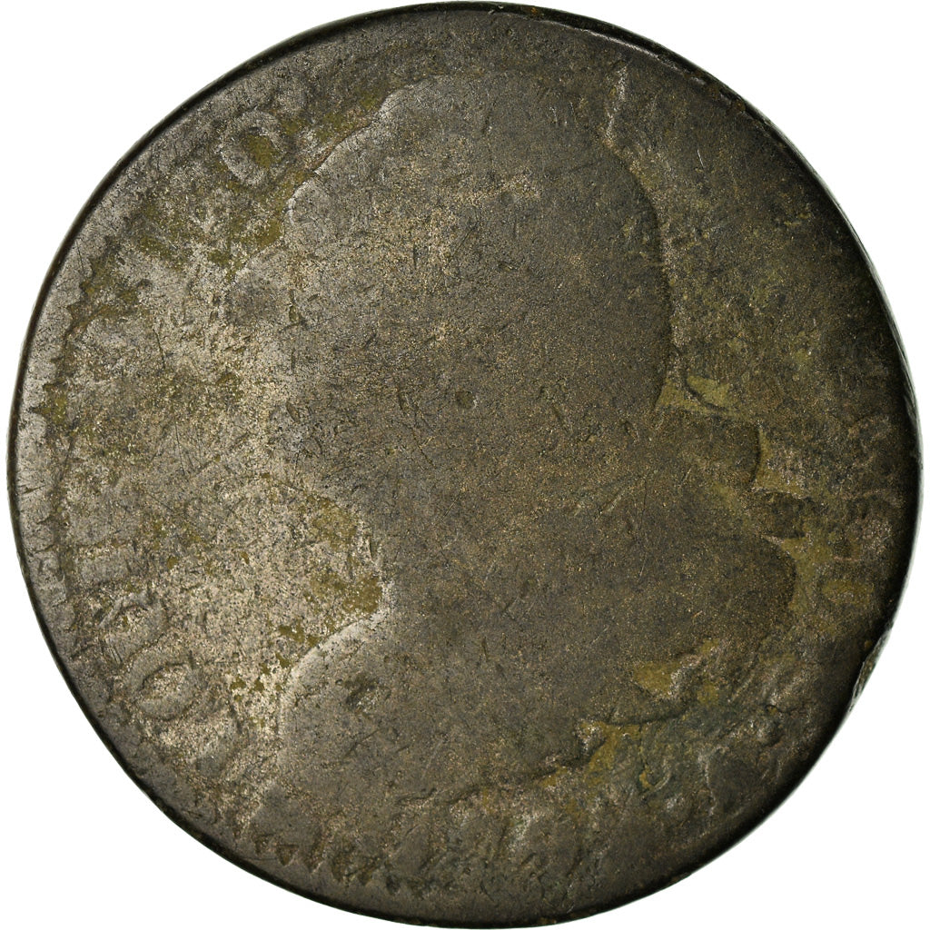 Moneta, Francia, 2 sols françois, 2 Sols, 1792, Paris, B+, Bronzo, KM:603.1