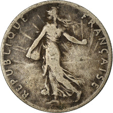 Moeda, França, Semeuse, 50 Centimes, 1903, Paris, VF(20-25), Prata, KM:854
