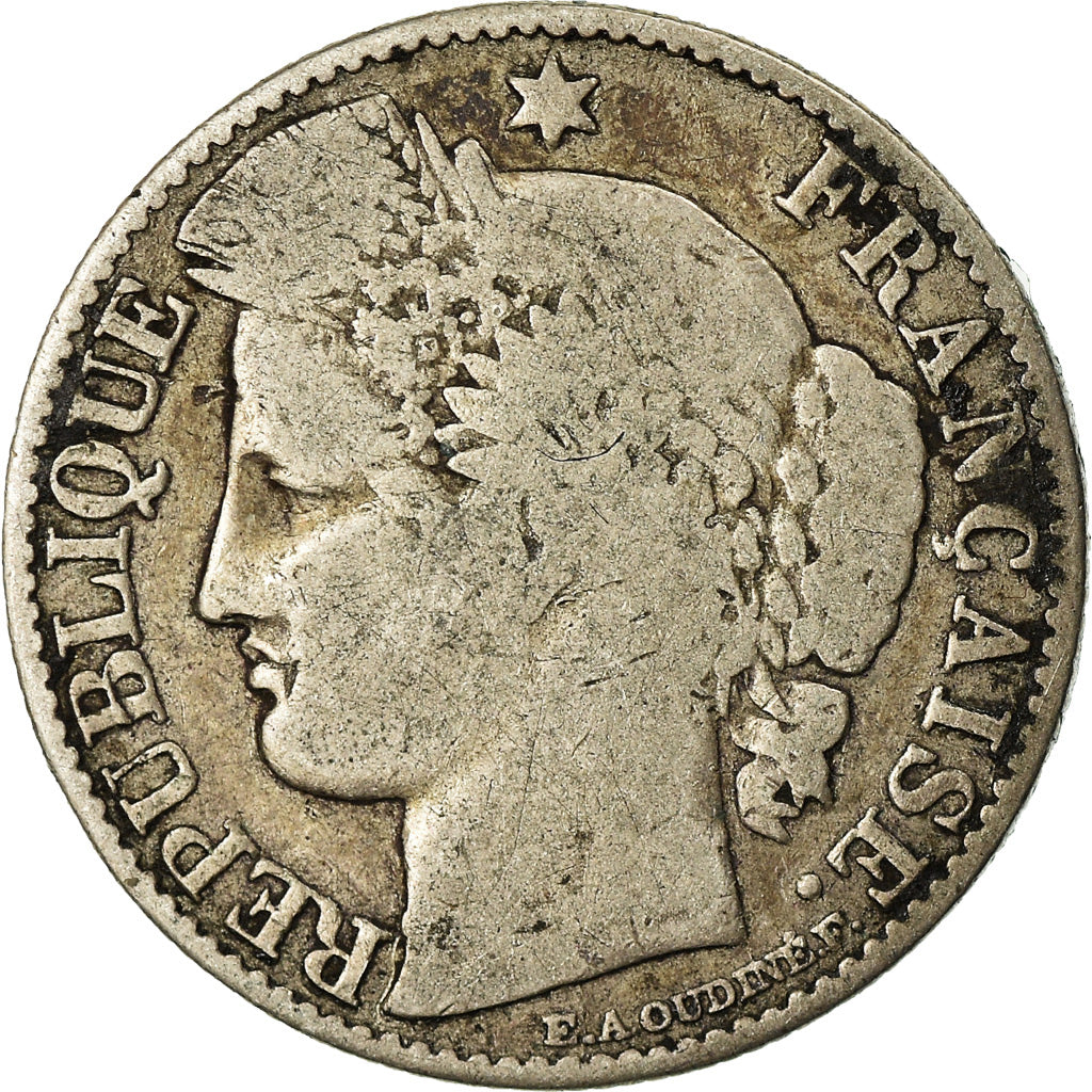 Moneta, Francja, Cérès, 50 Centimes, 1895, Paris, VF(30-35), Srebro, KM:834.1