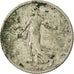 Moneta, Francia, Semeuse, Franc, 1906, Paris, MB, Argento, KM:844.1, Gadoury:467