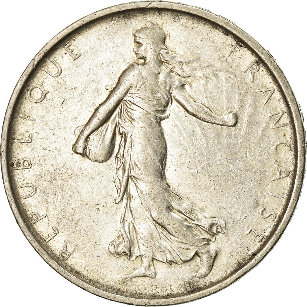 Coin, France, Semeuse, 5 Francs, 1967, Paris, EF(40-45), Silver, KM:926