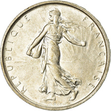 Coin, France, Semeuse, 5 Francs, 1967, Paris, AU(55-58), Silver, KM:926