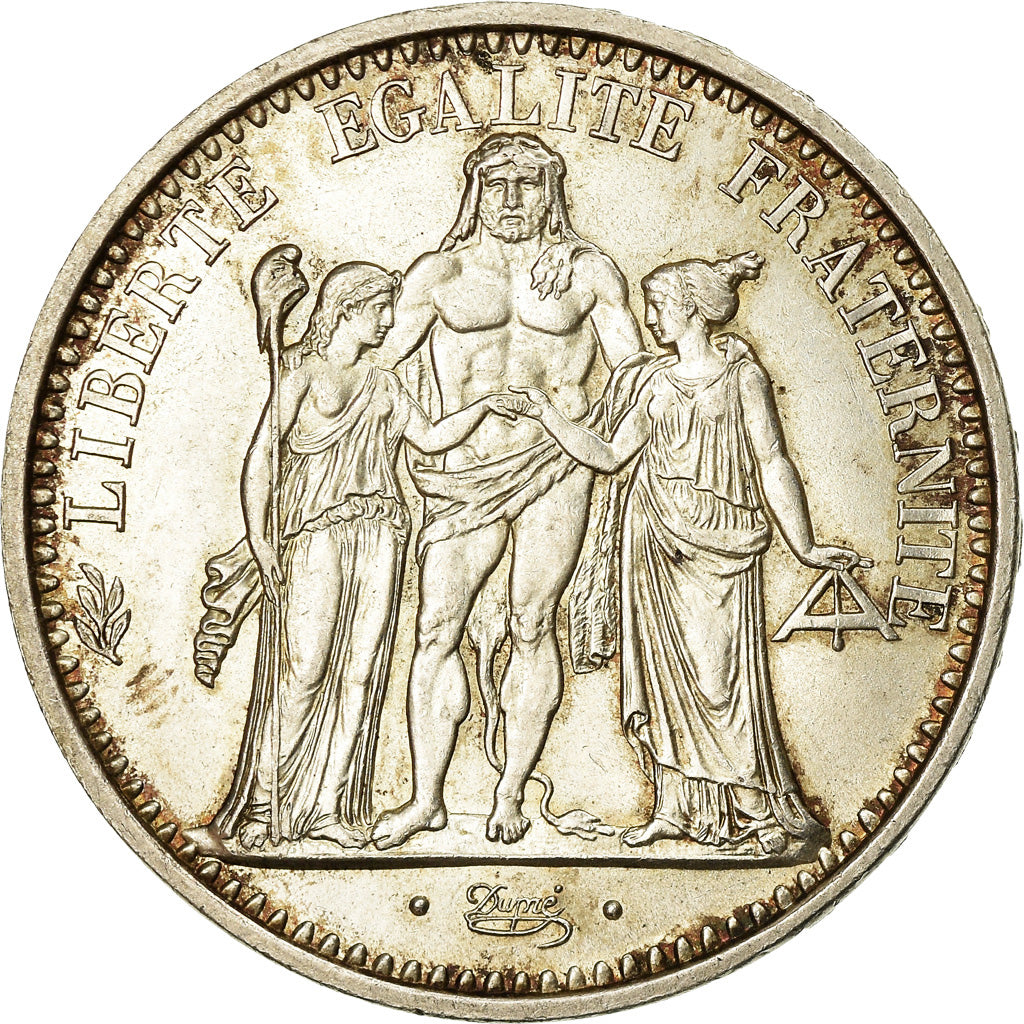Münze, Frankreich, Hercule, 10 Francs, 1972, Paris, VZ, Silber, KM:932
