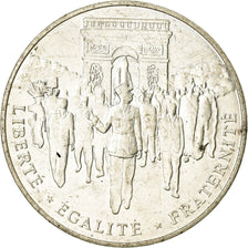 Moeda, França, Libération de Paris, 100 Francs, 1994, Paris, AU(50-53), Prata
