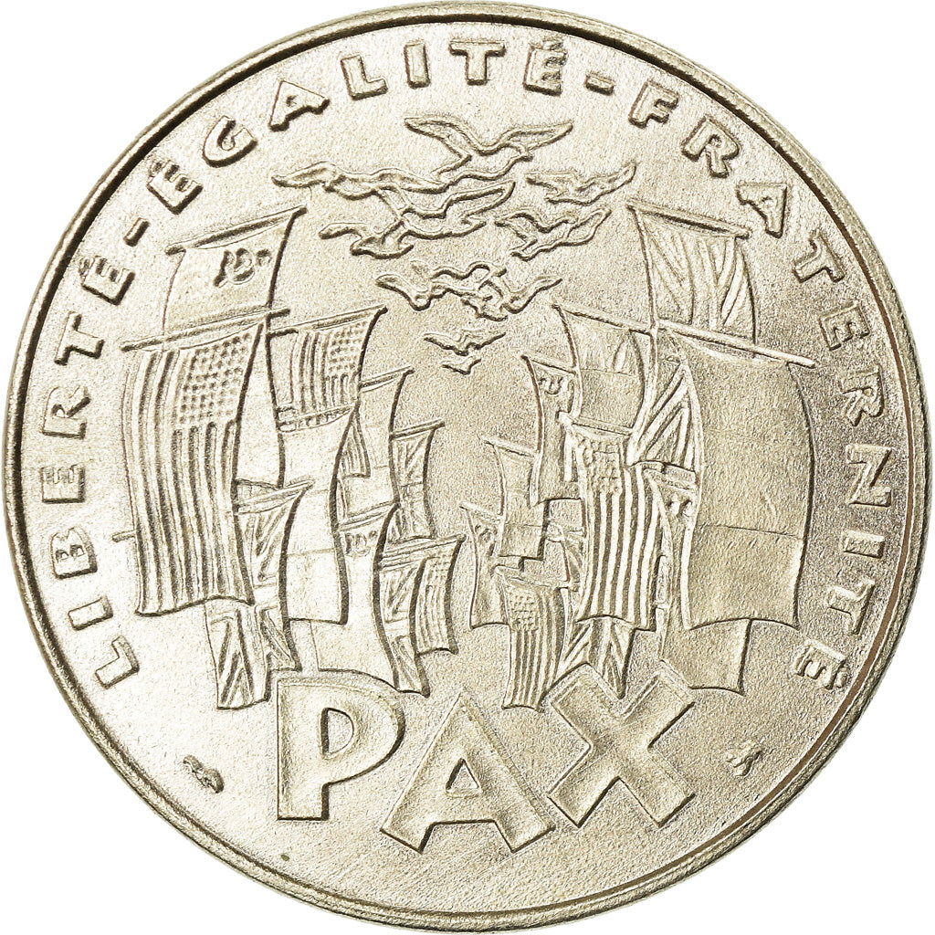 Coin, France, 8 mai 1945, 100 Francs, 1995, Paris, AU(50-53), Silver, KM:1116.1